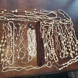 Large Lot of Shell Necklaces